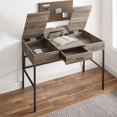 thumbnail image 5 of Bureau d'Ordinateur avec Support pour Tablette en Gris, 5 of 5