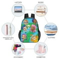 thumbnail image 6 of Bubble Guppies Cartoon Clear Backpack 17 Inch Transparent Bag Laptop Daypack Large Capacity Clear Through Backpack Travel Bag, 6 of 8