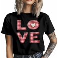 thumbnail image 3 of Camisetas para hombre con texto de amor de San Valentín, camisetas casuales de manga corta para hombre, camisetas gráficas, 3 of 8
