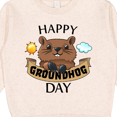 thumbnail image 3 of Inktastic Happy Groundhog Day Cute Toddler Sweatshirt, 3 of 4