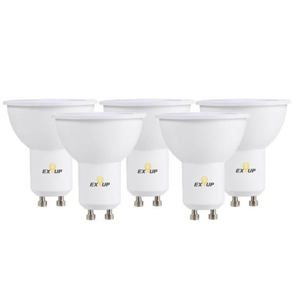 220-240V LED Light Bulbs 7W GU10 LED Bulb Lamp Globe Light Bulbs Frosted LED Filament Bulb for Ceiling White 5Pcs