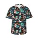 thumbnail image 1 of Balery Rottweiler Camisas hawaianas de manga corta para hombre, camisas playeras de corte holgado, camisas de vacaciones con botones,Small, 1 of 7