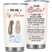 Best Friend Gift for Women - Unique Friendship Gift For Women Friends, Bestie, Soul Sister, BFF, Birthday Gift Valentine Gift Idea For Best Friend, 20 Oz Tumbler