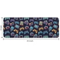 thumbnail image 7 of Colorful Games Device Dark Pattern Kitchen Rug Mat,Kitchen Runner Rugs Non Skid Washable,Decorative Kitchen Floor Mats for Kitchen,Sink,Laundry,17"x47.2", 7 of 7