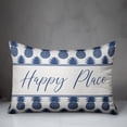 thumbnail image 3 of Creative Products Happy Place Blue Pineapples Print 14x20 Indoor / Outdoor Pillow, 3 of 3