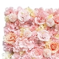 thumbnail image 3 of Paneles de seda, Fondo de fondo romántico floral decorativo de creativa para decoración de boda Fiesta en el hogar , Champán rosado, 3 of 8