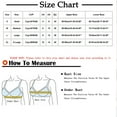 thumbnail image 2 of Athletic Bras for Women Padded Bra Feature V-Neck T-Shirt Bra Style W-1439 Black XL, 2 of 4