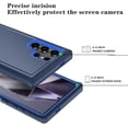 thumbnail image 3 of Entronix 3-in-1 Heavy Duty Case Compatible with Galaxy S25 Ultra with Screen Protector, Navy Blue, 3 of 8