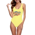 thumbnail image 5 of Women's U-shaped square-neck backless high-shoulder one-piece swimming suit with American flag print, high elasticity, soft and quick-drying fabric (S-XXL), 5 of 5