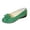 Green, variant on Women's Bowknot Flats Casual Pointed Toe Ballet Flats Low Wedge Dressy Bridal Shoes Slip On Mary Jane Comfortable Shoes Black 8.5 Wide