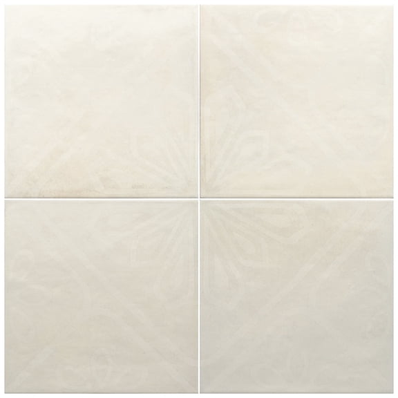 The Tile Life Camarada 8" x 8" Blanco Matte Porcelain Tile Sample, 1 Piece