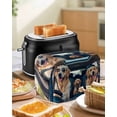 thumbnail image 4 of Summer Funny Toaster Cover 2 Slice, Small Kitchen Appliance Covers, Modern Driving Dog Print Toaster Oven Cover with Loop, Bread Machine Cover Polyester Dust Cover Protection, 4 of 4
