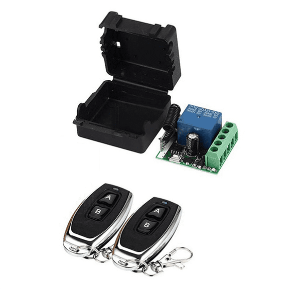 1 x Receiver 2 x Remote Control-black