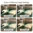thumbnail image 7 of ODIKA 4'x6' Ultra-Soft Area Rug, Fishing Stylized Cabin Forest Border Wildlife Print Motif Motifs None Washable, Bare feet friendly, Silk-Touch for Bedroom Home office, 7 of 7