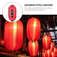 thumbnail image 4 of Miangastore Japanese Style Restaurant Lantern for Decor Red Mercery Perfect for Sushi Shop Atmosphere 1 Set, 4 of 8
