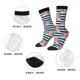 thumbnail image 5 of Fotbe Popcorn Calcetas Largas con Estampado para Hombre y Mujer – Calcetas de Compresión Transpirables y Elásticas, Viajar y Uso Diario Talla 5-11, 5 of 6