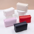 thumbnail image 1 of PU Cosmetic Bag Portable Makeup Bag Black, 1 of 5
