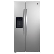 Kenmore 36" 29 cu. ft. Side-by-Side Refrigerator with External Ice & Water Dispenser - Fingerprint-Resistant Stainless Steel