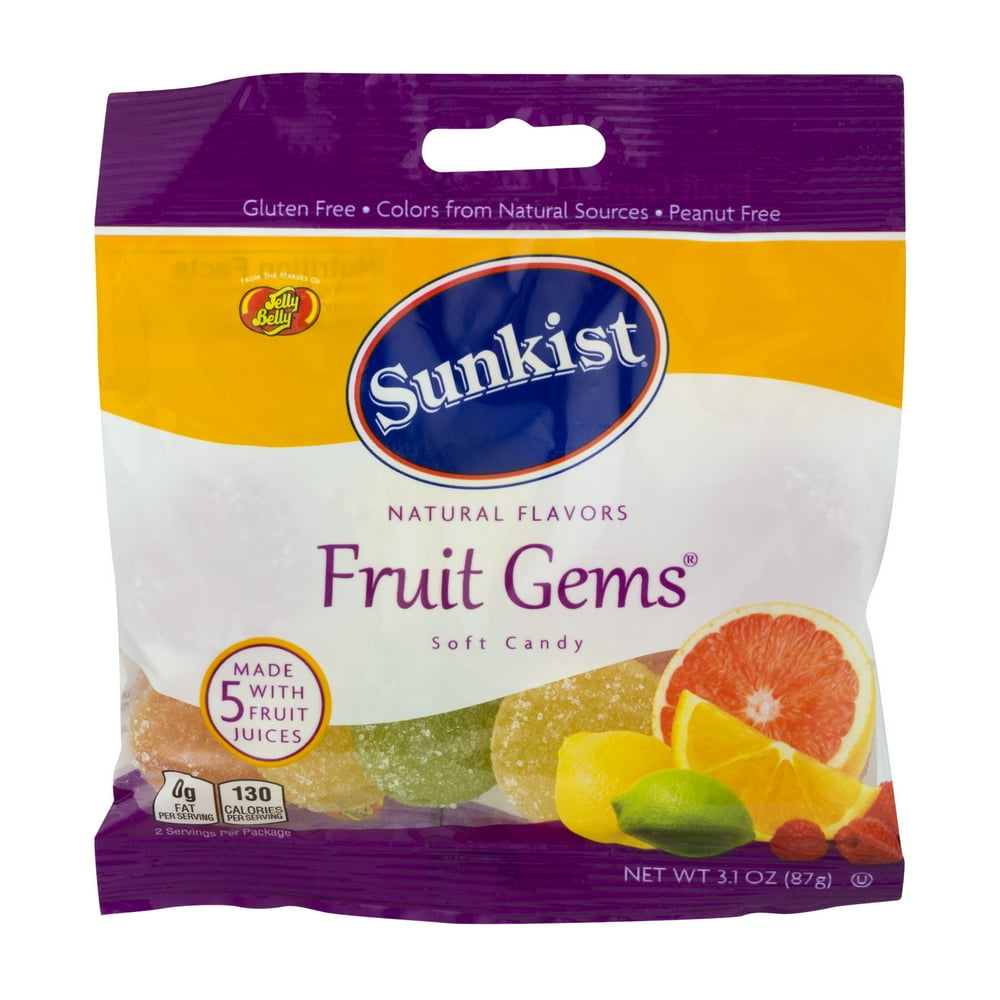 Sunkists, Fruit Gems , 3.1 Oz