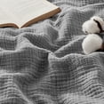 thumbnail image 1 of Manta Bedsure de Muselina 100% Algodón 130x180 cm Gris, 1 of 7