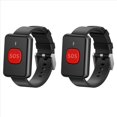 thumbnail image 1 of 2X Reloj de Pulsera de 433,92 MHz, Transmisor de Radiofrecuencia por Radiofrecuencia, Botón de Llamada, Botón de Emergencia SOS Inalámbrico para Personas Mayores, Color Negro, 1 of 5