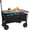 Black Table Board, variant on | Collapsible Wagon Cart with Wheels | Blue | Heavy Duty | Foldable Utility Cart with 330 lb Capacity | with All-Terrain Wheels & Adjustable Handle for Outdoor, Garden, Beach, Shopping