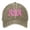 Khaki, variant on Women's Cancer Awareness Month Printed Washed Baseball Cap for Outdoor Sports and Daily Wear Pink One Size