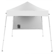 GVN Backyard Garden Canopy, Camping Canopy Screen Tent,94.5”X94.5”X86.6” Pop-Up Gazebo White
