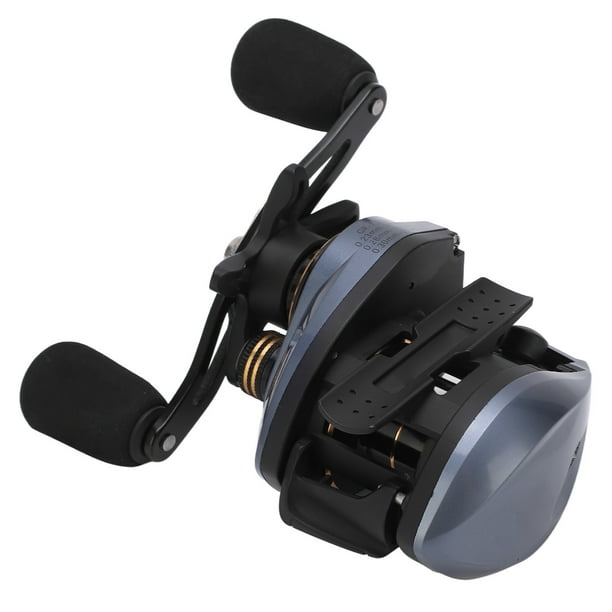 Metal Baitcaster Reels, Powerful Dual Brakes High Speed Baitcasting Reels  For Saltwater And Freshwater Right Hand 