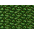 thumbnail image 1 of Ahgly Company Indoor Rectangle Patterned Dark Lime Green Area Rugs, 2' x 5', 1 of 6
