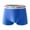 Blue, variant on Hfnxid Boxer Briefs for Men,Men's Color Block Elastic Waist Casual Underpants