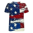 thumbnail image 5 of Big & Tall Men's 4th of July Freedom T-Shirt - Relaxed Fit Crew Neck Short Sleeve, Patriotic American Graphic Tee for Casual Wear & Holiday Parties, 5 of 5