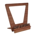 thumbnail image 1 of Now Playing Record Stand Wooden Vinyl Record Holder Tabletop Display Holds Up To 5 LPs Album Cover Display, 1 of 5