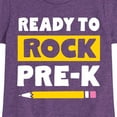 thumbnail image 3 of Instant Message - Ready To Rock Pre-K - Toddler And Youth Girls Short Sleeve Graphic T-Shirt, 3 of 6