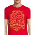 thumbnail image 4 of Harry Potter Men's & Big Mens Gryfinder & Hogwarts Graphic Tee Shirts, 2-Pack, Sizes S-5XL, 4 of 6