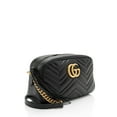 thumbnail image 2 of Pre-Owned Gucci Matelasse Leather GG Marmont Small Camera Bag, 2 of 11