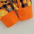 thumbnail image 6 of MUXiin Baby Boys Romper Jumpsuit Long Sleeve Pumpkin Print Zip Up Outfit Soft Comfortable Playwear For Toddler 0-18 Months,Orange,6-12 Months, 6 of 7