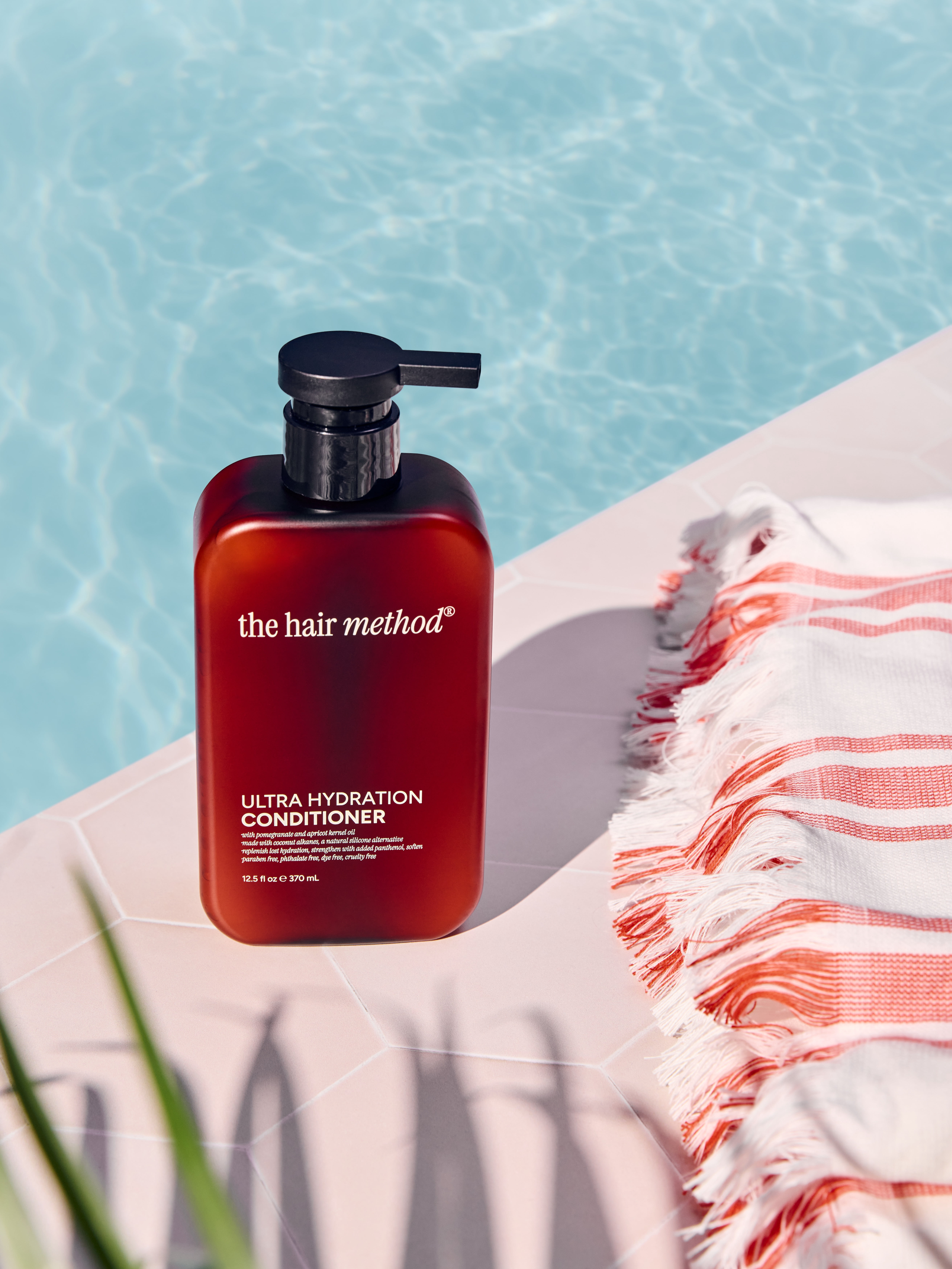 The Hair Method Ultra Hydration Conditioner Pomegranate And Apricot Kernel Oil with Pump, 12.5 oz