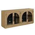 thumbnail image 5 of Steve Silver Magnolia Modern Sideboard with Four Doors and Two Shelves, Sand, 5 of 5