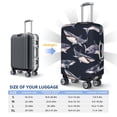 thumbnail image 5 of Watercolor Shark Vintage Travel Luggage Cover Suitcase Protector Anti-Scratch Fit 22-24 Inch, 5 of 7
