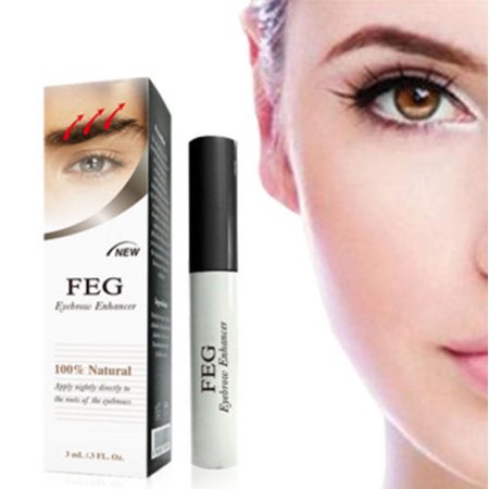 FEG Eyebrow Eye Brow Growth Length Thickness Darkness Enhancer Serum 100% (Best Eyebrow Growth Enhancer)