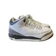thumbnail image 4 of Ni - ke Ni - ke Air Jordan 3 Retro (GS) White Black Iron Shoes (DX6665 100) Size 4.5Y, 4 of 5