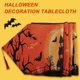 thumbnail image 3 of Mantel de castillo de Halloween, mantel lavable, mantel colgante de borla para decoraciones de Halloween, centros de mesa, cumpleaños, suministros de mesa para fiestas, 34.5 * 177 (± 5) cm Sailing Electrónica, 3 of 5