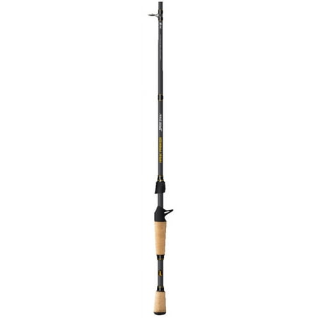 Lew s Hank Parker Casting Speed Stick Fishing Rod 7-Feet 1-Piece Medium-Heavy Power Fast Action Black