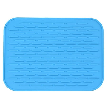 

Xinwanna Table Mat Bright Color Heat Insulation Silicone Square Non-slip Pot Holder Pad Kitchen Supplies