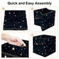 thumbnail image 4 of Virgo Constellation Foldable Storage Cubes with Handle 10.8"x10.5"x10.6" - Large Capacity Storage Containers, Storage Bins, Toy Box, 4 of 6