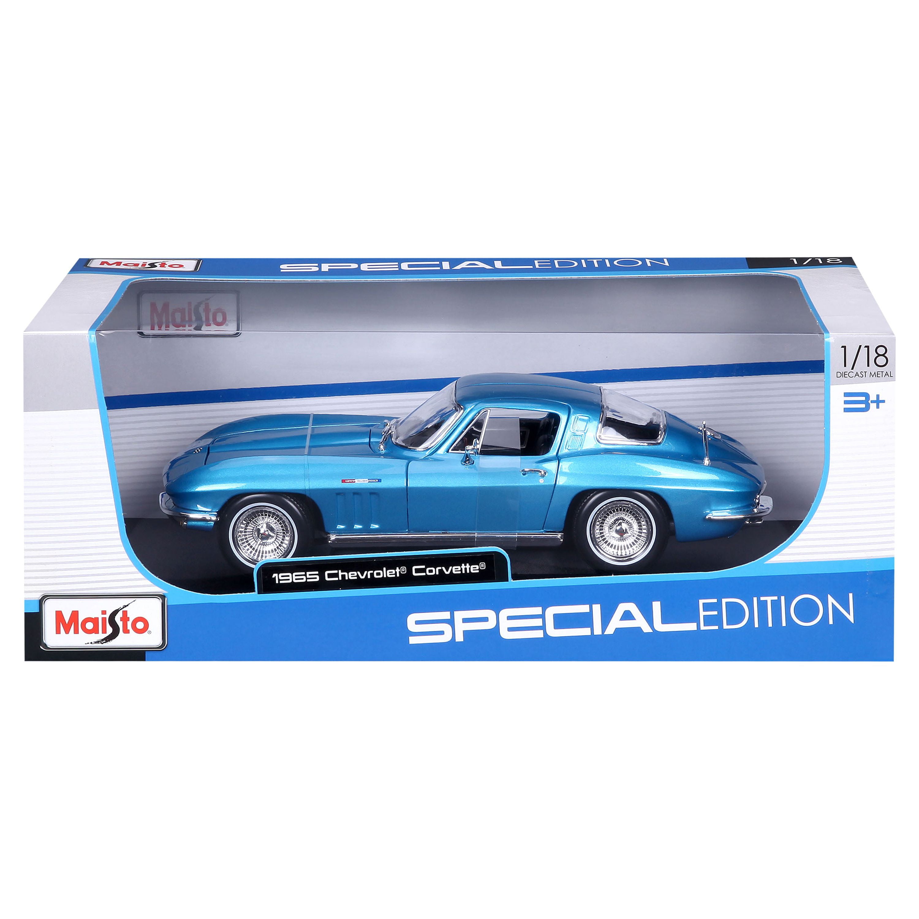 1965 Chevrolet Corvette Silver Special Edition 1/18 Diecast Model Car by  Maisto