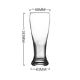 thumbnail image 2 of Vasos de agua transparentes sin plomo de 12.5 oz, vasos de base gruesa for agua, jugo, té helado, cerveza y cócteles., 2 of 7