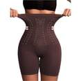 thumbnail image 2 of Shapewear Tummy Control Shorts for Women High Waisted Body Shaper Seamless Shaping Thigh Slimmer Under Dress,Brown 2XL, 2 of 5