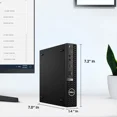 thumbnail image 3 of Restored Dell OptiPlex 7080 Micro Desktop Computer – Intel Core i5-10th Gen – 8GB DDR4 RAM – 128GB SSD – Intel UHD Graphics 630 –Business PC with Wi-Fi, Keyboard & Mouse –Windows 11 Pro (Refurbished), 3 of 5